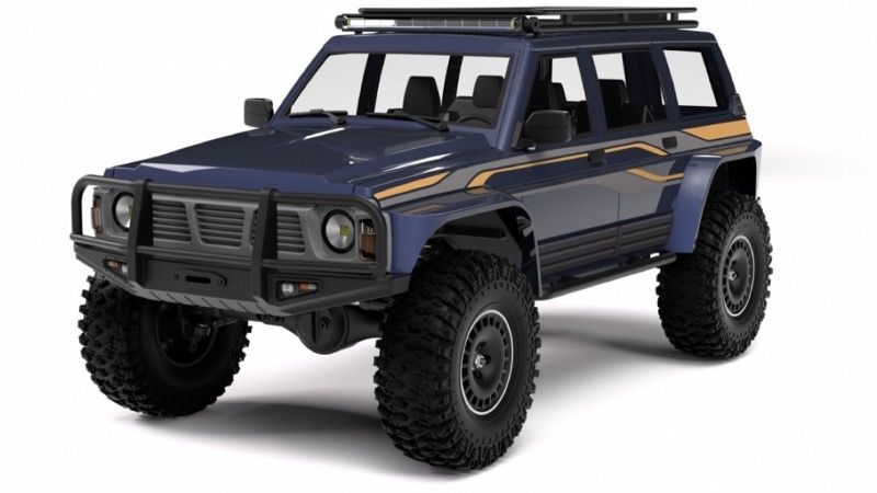 Absima 1:10 EP Crawler CR4.4 "PATROL"Light Dark Blue" RTR ( AB 12041)
