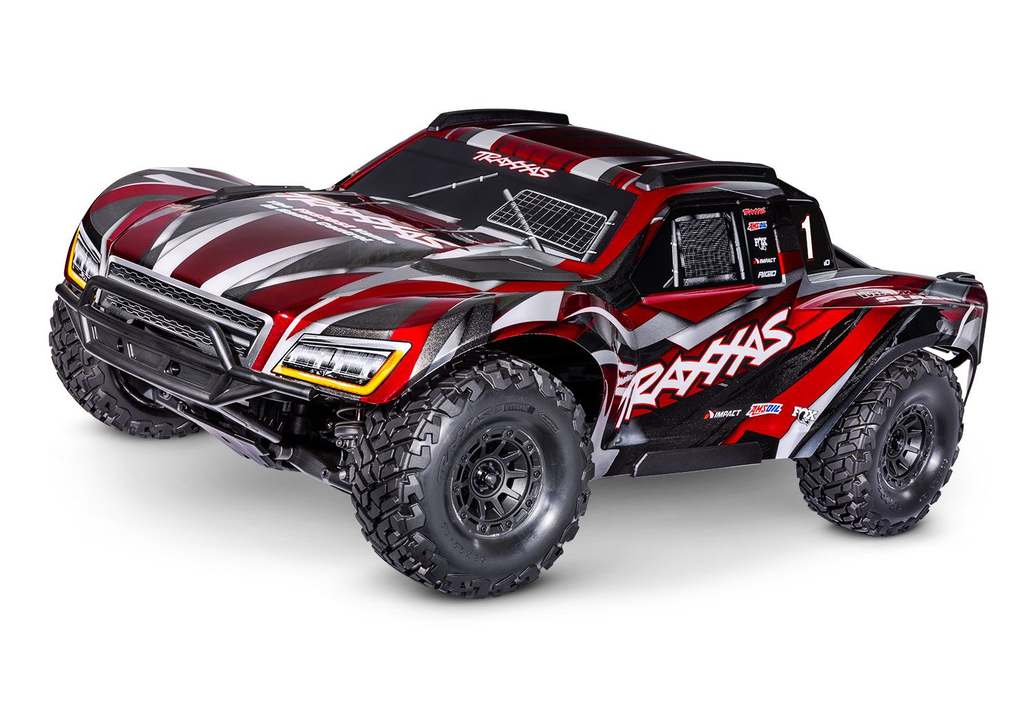 Traxxas Maxx Slash 1:8 4wd Brushless Short Course Truck 6S RTR - Red (TRX102076-4-RED)