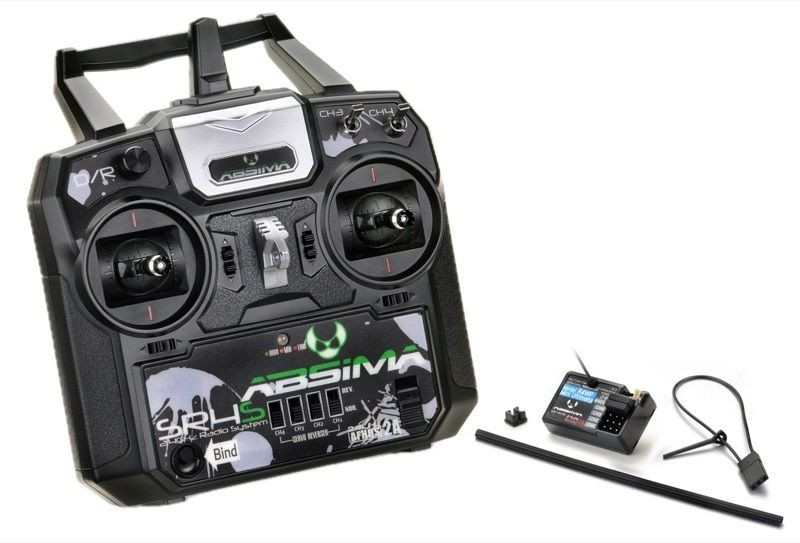 Absima 4-Channel Stick Radio ""SR4S" 2.4GHz incl. Receiver  ( AB 2000022)