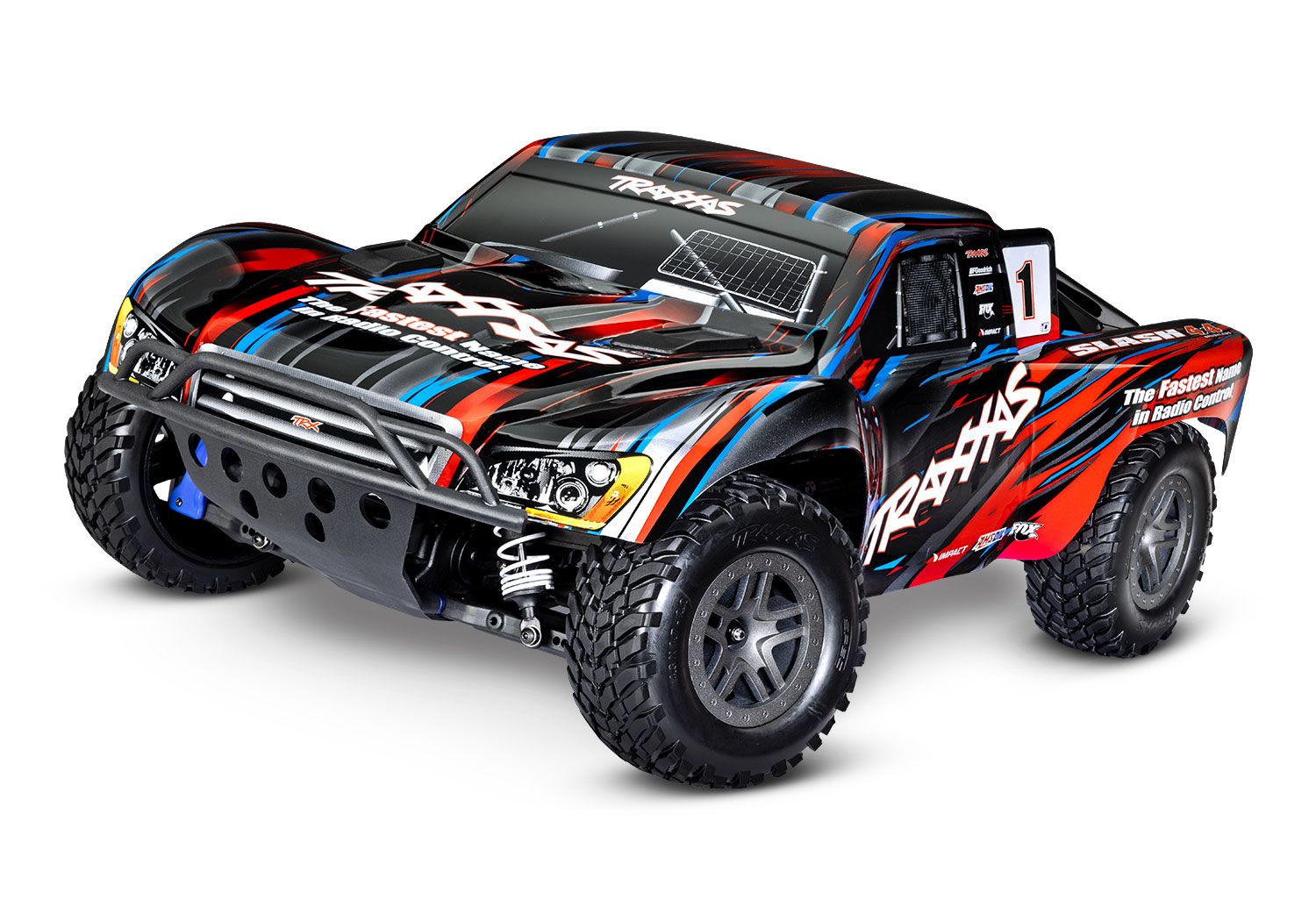 Traxxas Slash 4X4 BL-2S 4WD Brushless - Red (TRX68154-4-RED)