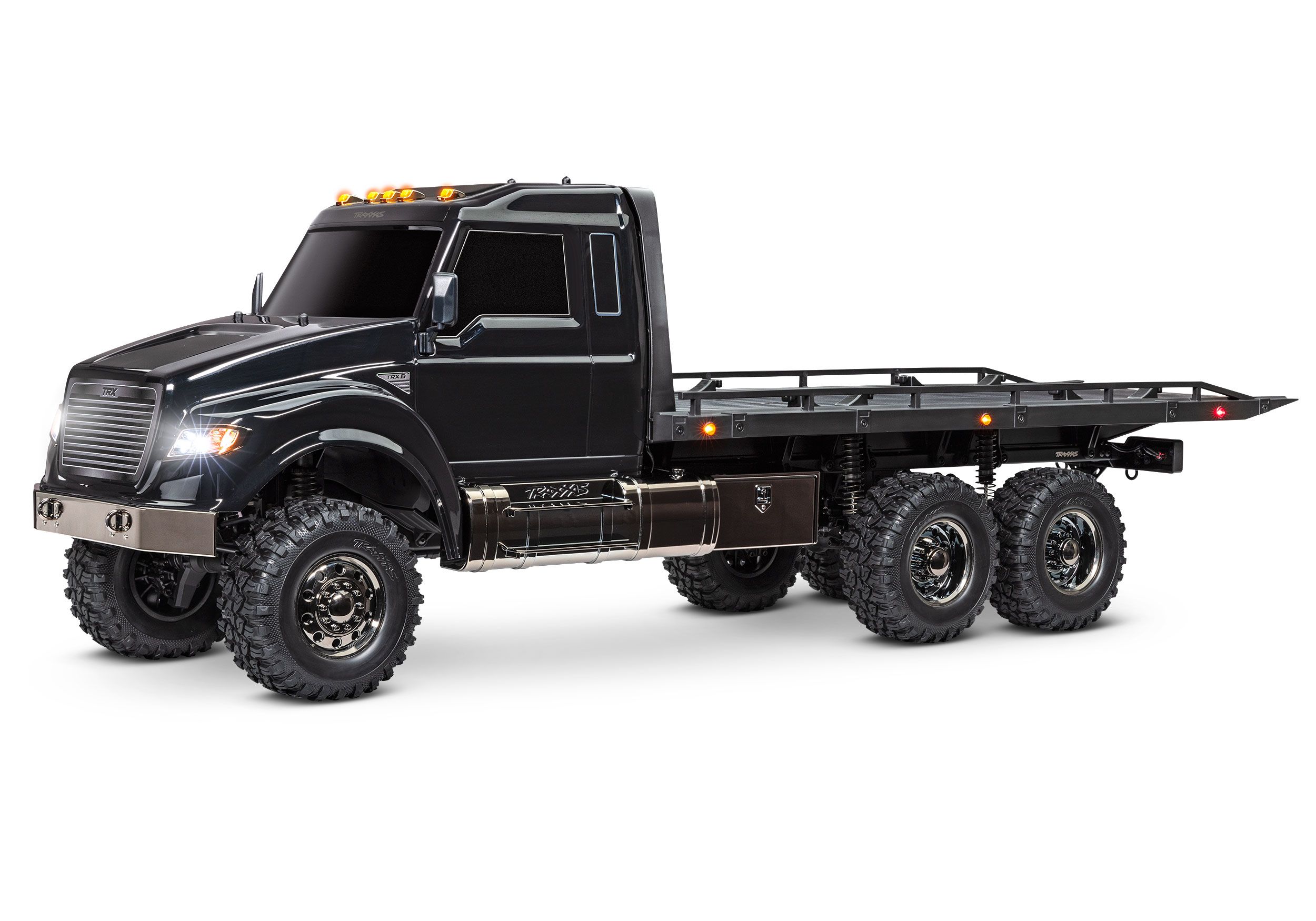 Traxxas TRX-6 Ultimate RC Hauler 6x6 Flatbed with Pro Scale Winch - Black (TRX88086-84-BLK)