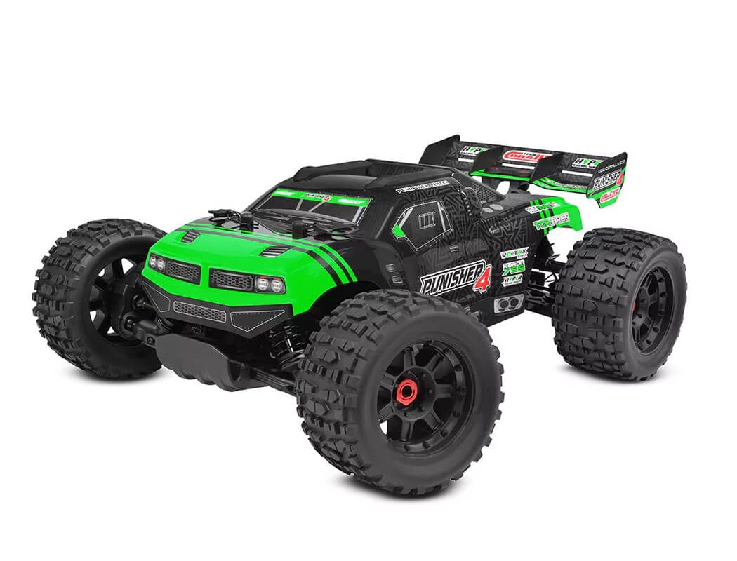 Corally Punisher-4 Brushless 4S Basher Truck RTR - Green (C-00292-G)