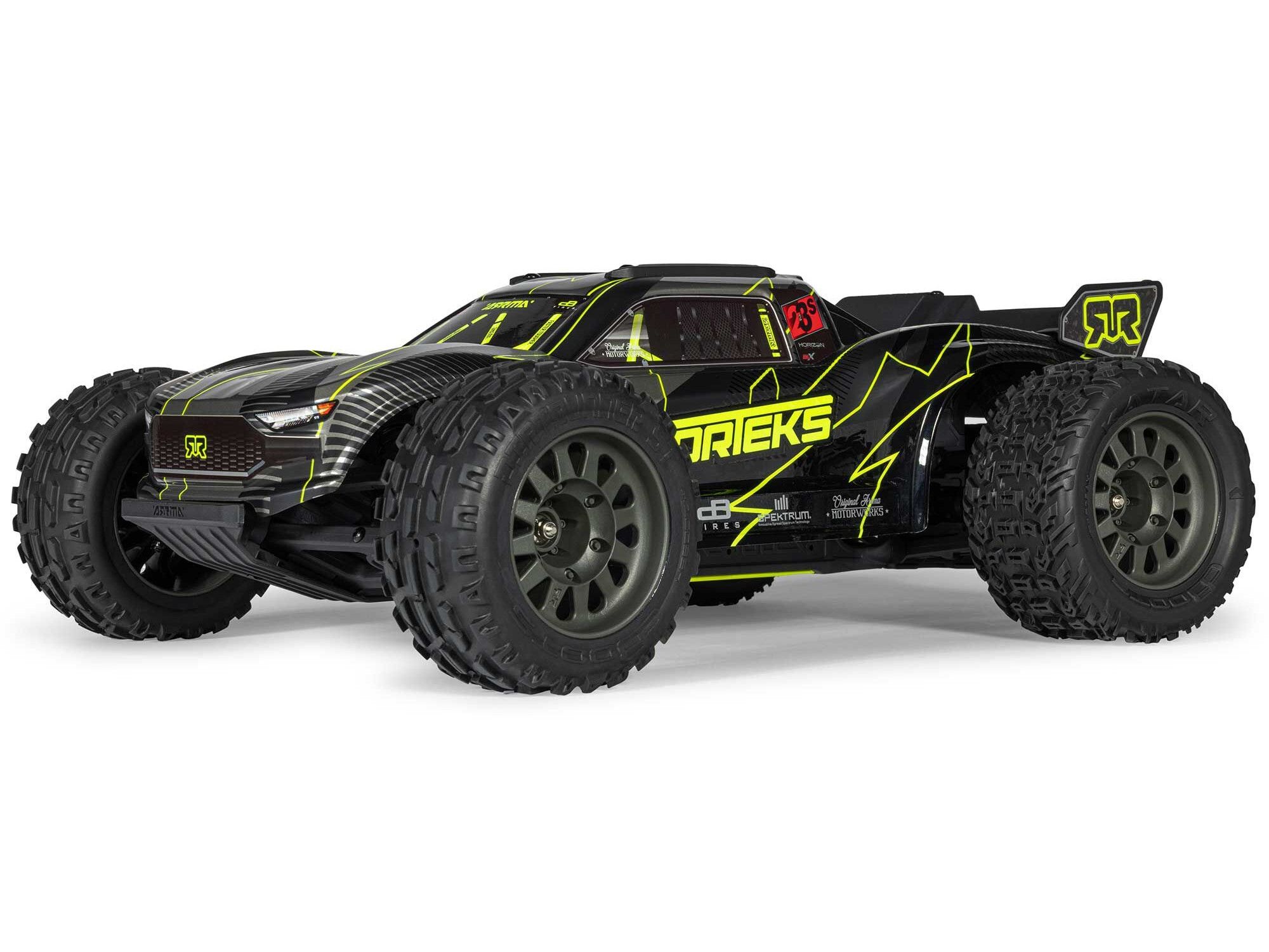 Arrma 1/10 VORTEKS 223S DSC 2WD RTR Brushless Stadium Truck, Yellow (C-ARA3505T1)
