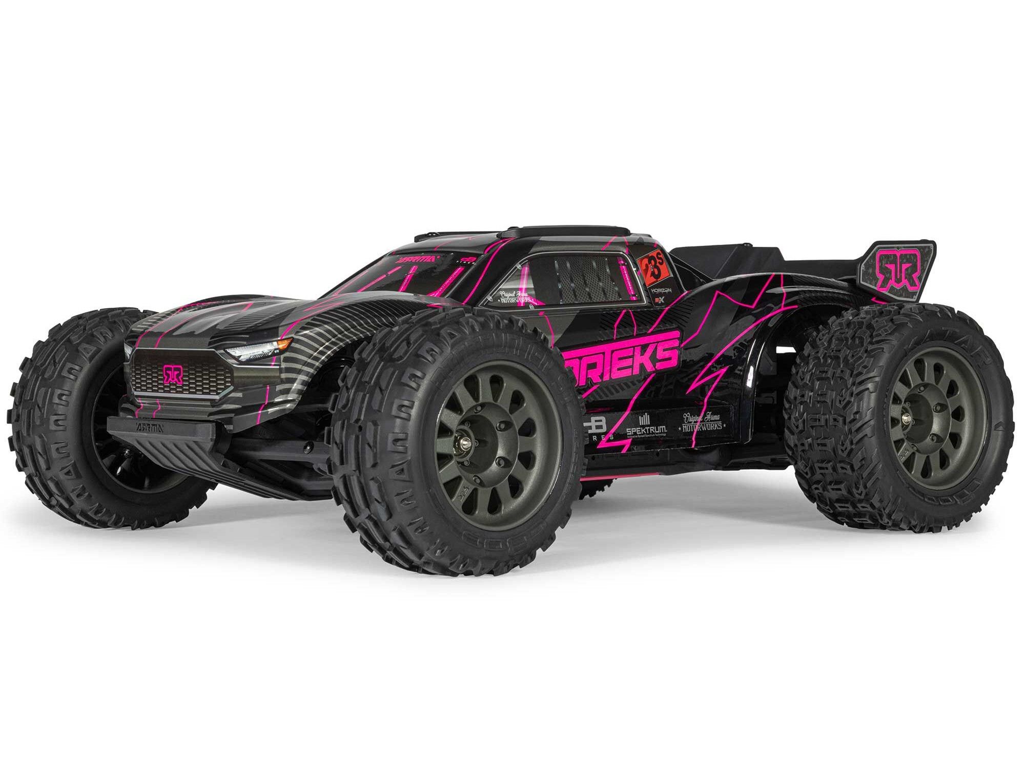 Arrma 1/10 VORTEKS 223S DSC 2WD RTR Brushless Stadium Truck, Pink (C-ARA3505T3)