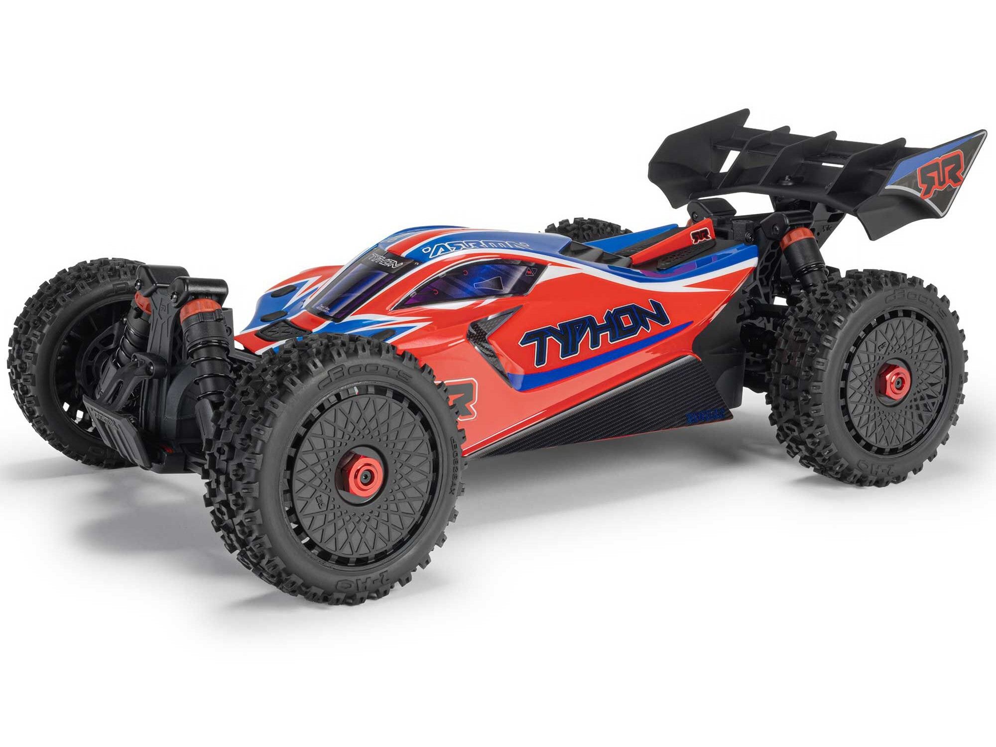 Arrma 1/8 TYPHON MEGA 665 4X4 RTR Buggy Red (C-ARA4206V4T3)