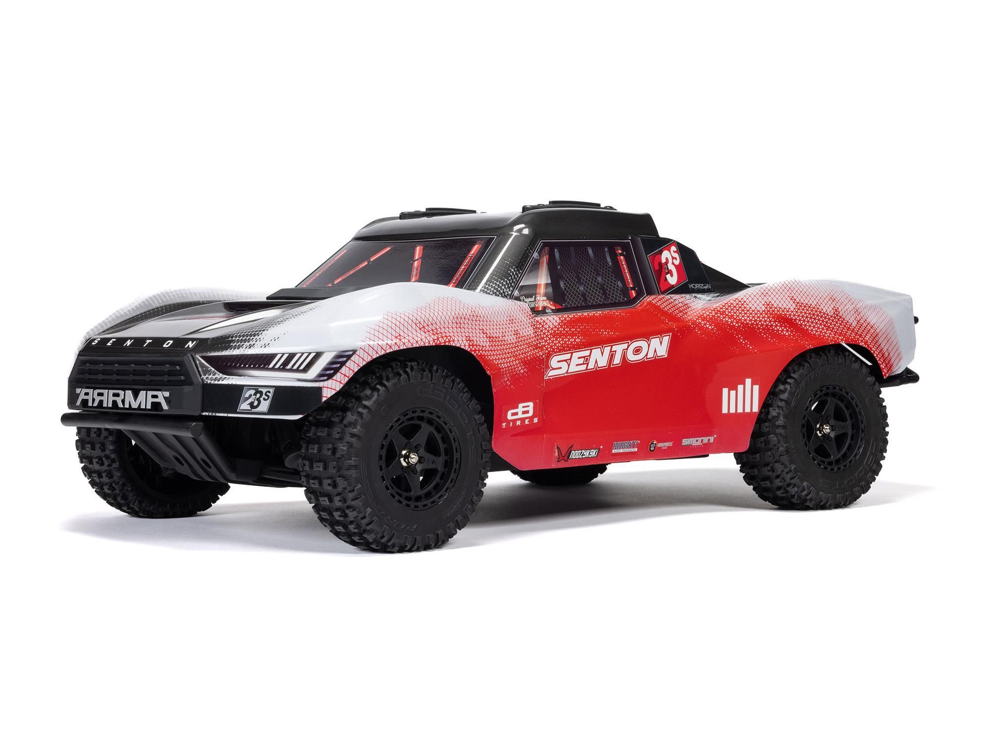 Arrma 1/10 SENTON 223S BLX 4X4 SCT RTR with DSC Red/Gunmetal (C-ARA4303V4T2)