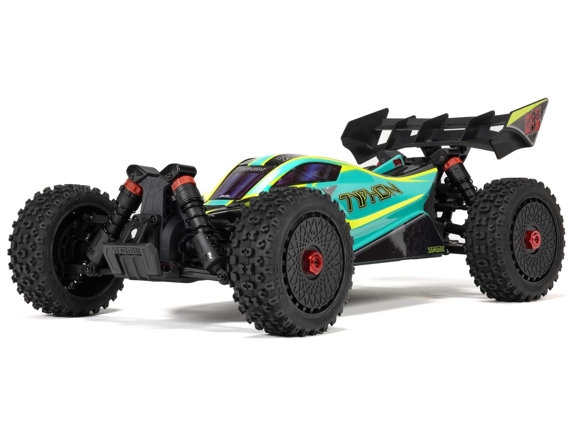 Arrma 1/8 TYPHON 223S BLX 4X4  Buggy RTR with DSC Green (C-ARA4306V4T1)