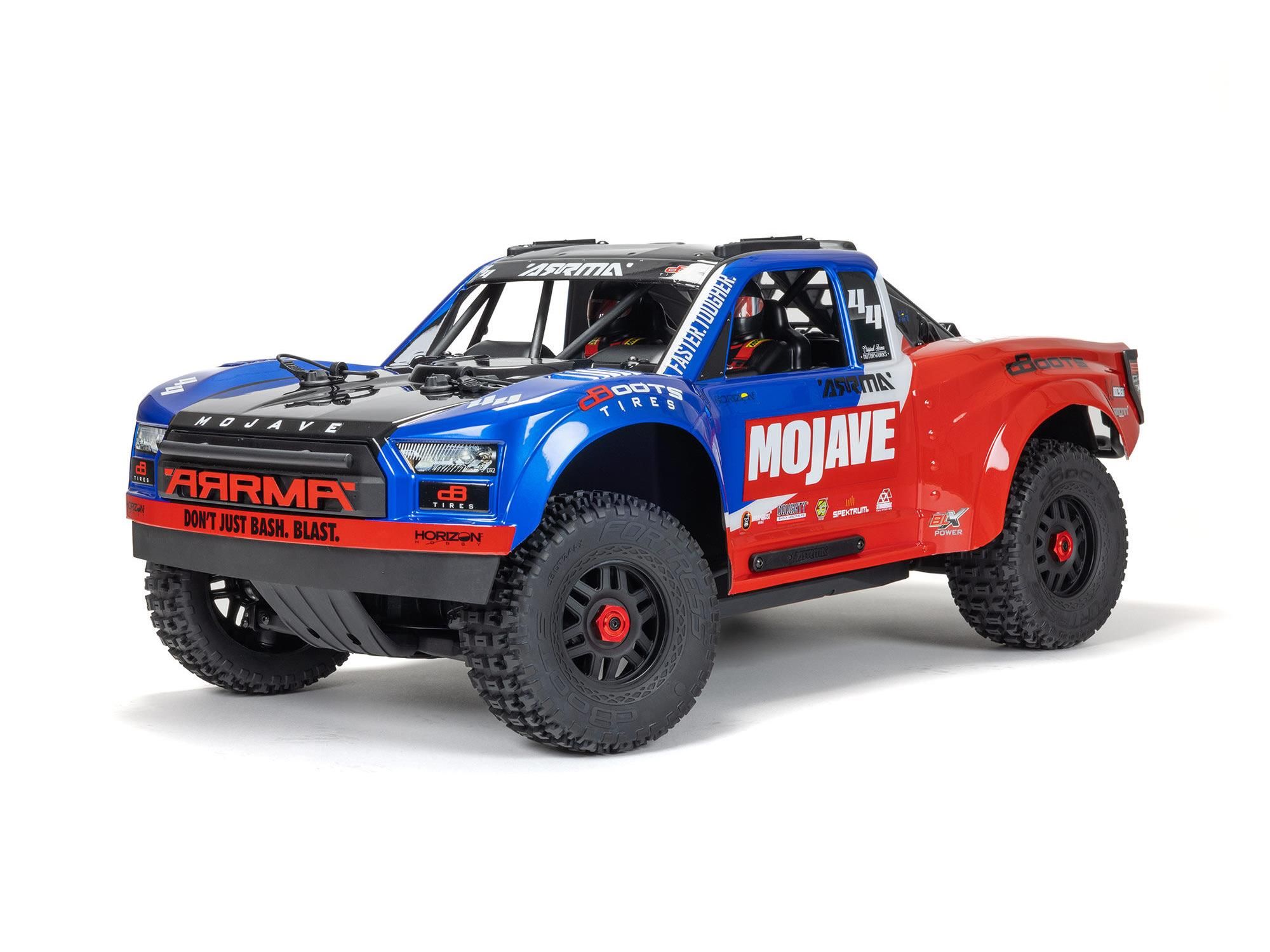 Arrma 1/8 MOJAVE 4S 4X4 BLX DT (with Centre Diff) RTR Blue (C-ARA4404T2)