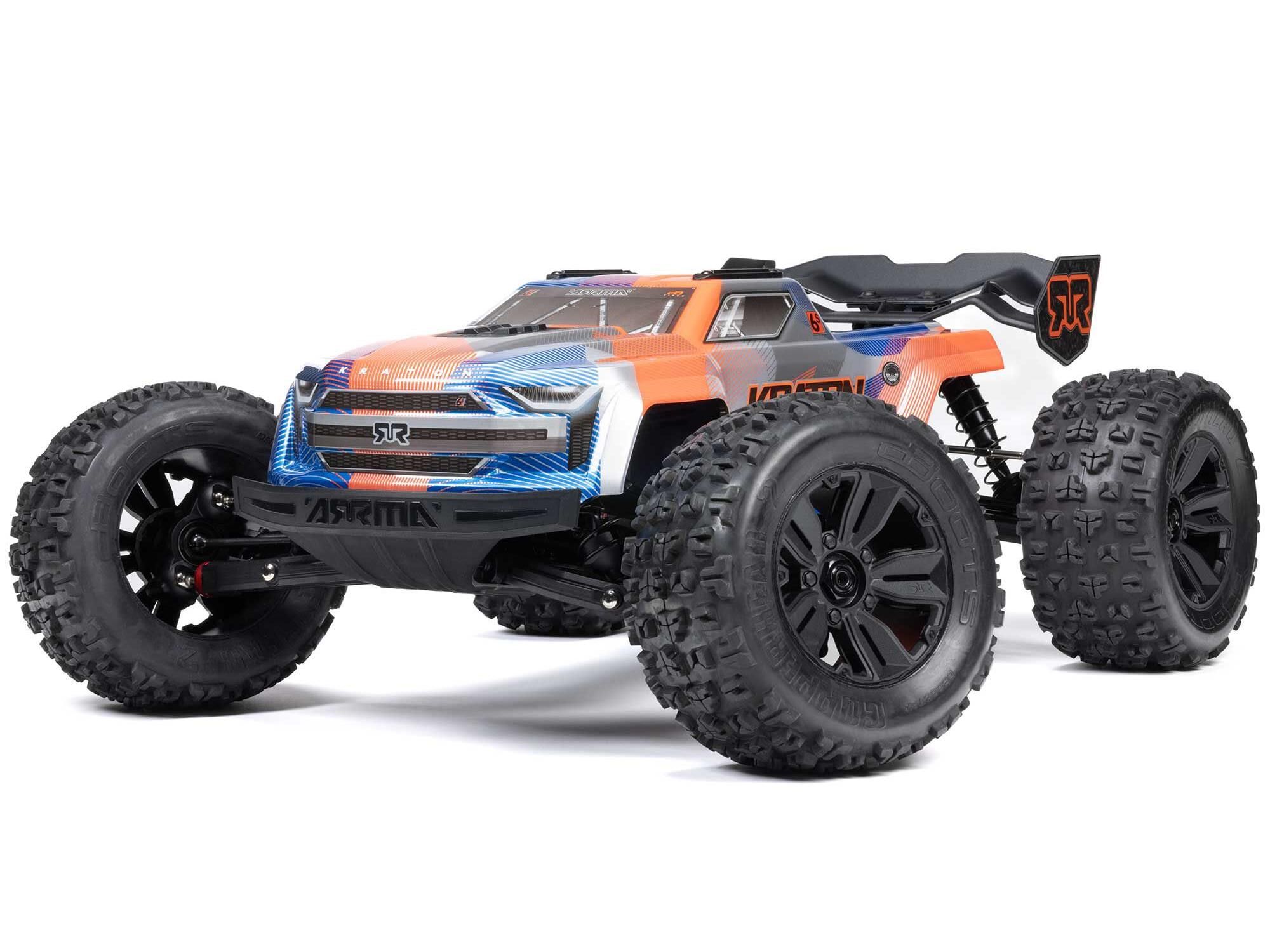 Arrma 1/8 KRATON 6S V6 4X4 BLX Speed Monster Truck RTR Orange (C-ARA8608V6T1)