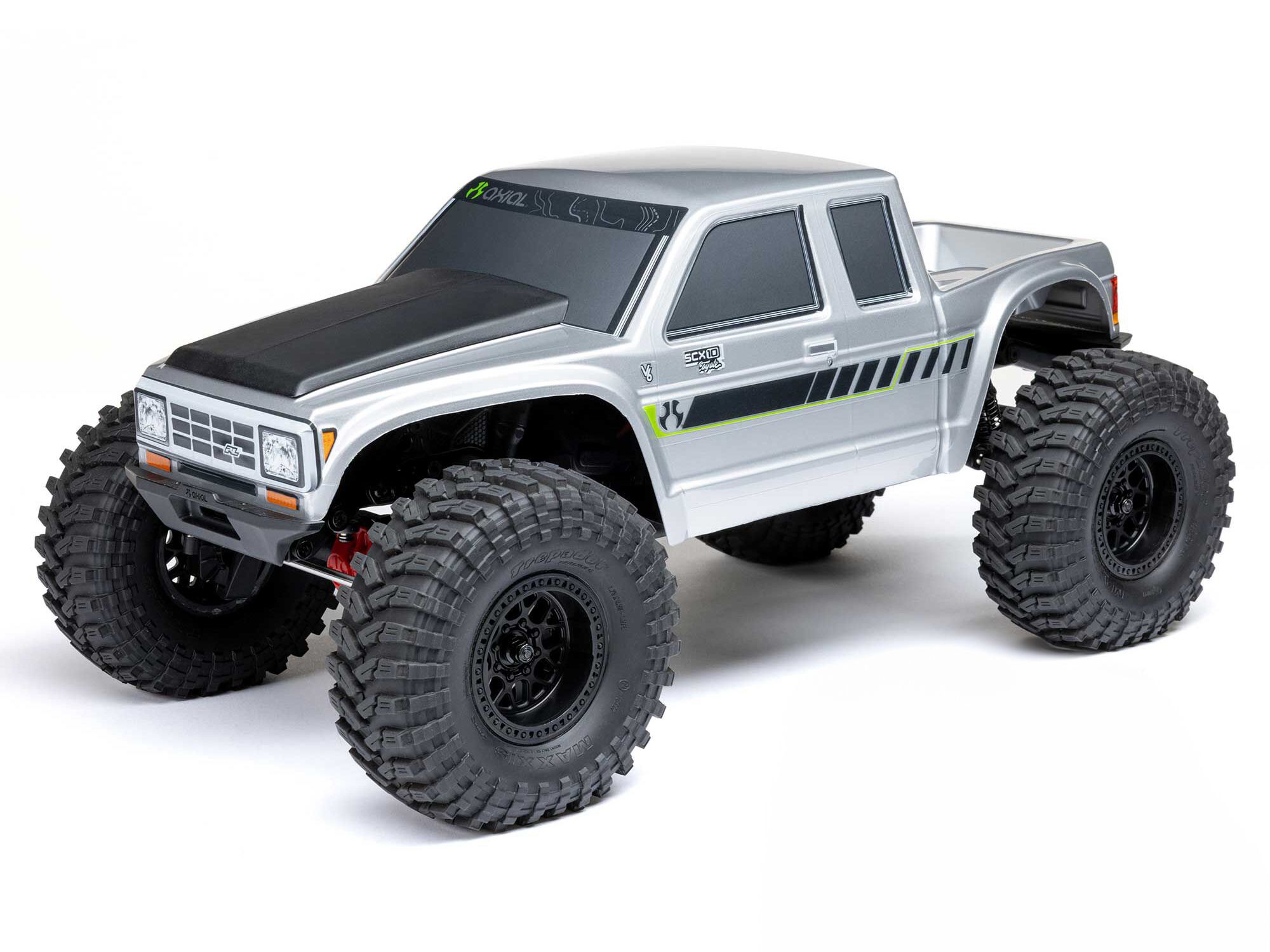 Axial 1/10 SCX10 III Coyote 4X4 RTR Brushed Rock Crawler, Silver (C-AXI-2036T1)