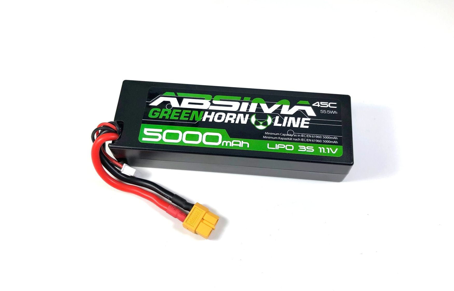 Absima Greenhorn V2 Lipo 11.1V-50C 5000 Hardcase (XT60) ( AB 4140014)