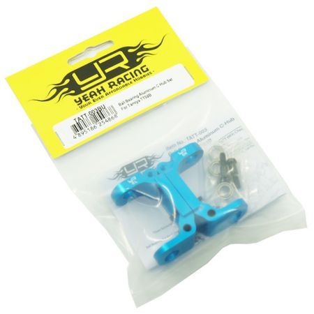 Yeah Racing Ball Bearing Aluminum C-Hub 6 Degree Set Tamiya TT02B (TATT-003BU)