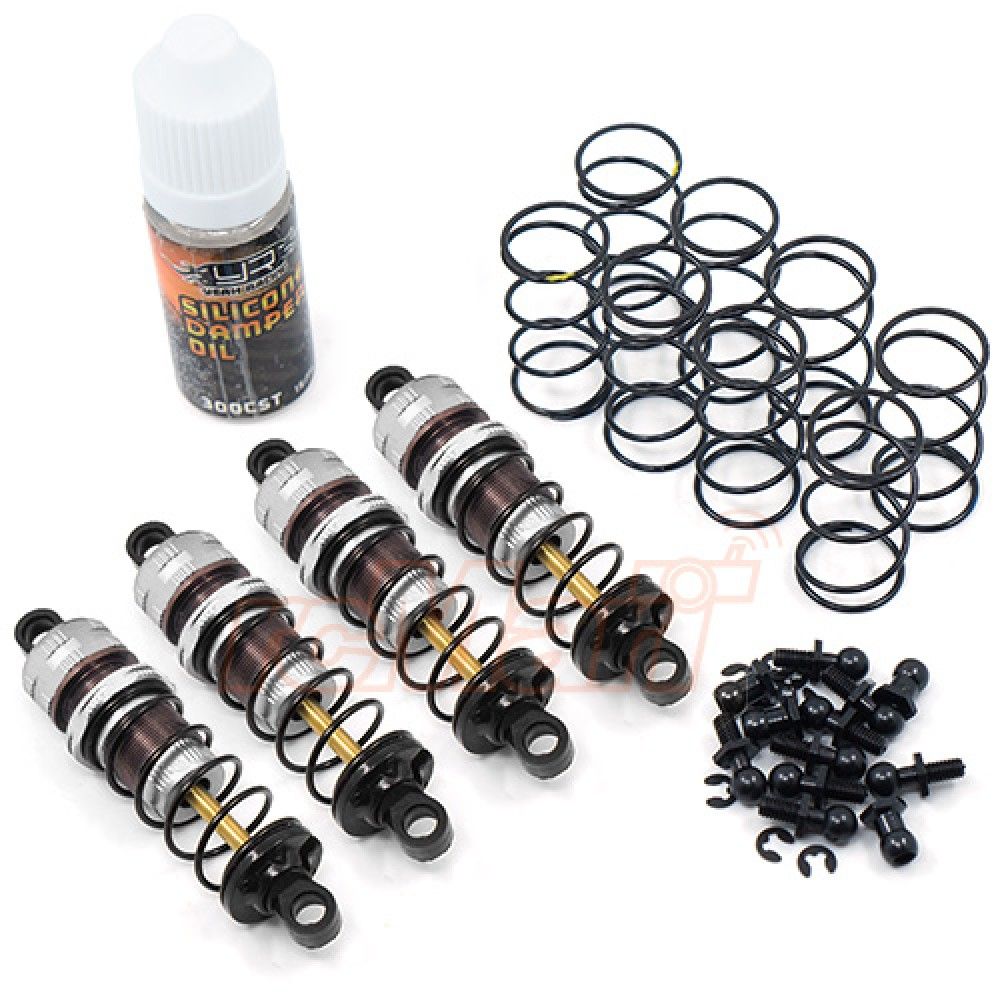 Yeah Racing Shock-Gear 60mm Damper Set Silver 1/10 RC Off Road Car Tamiya (DSG-0060SV)