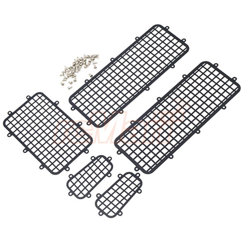 Yeah Racing Windows Guard Set For Traxxas TRX-4 Black (TRX4-024BK)