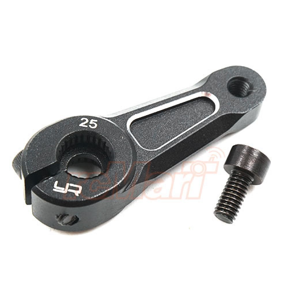 Yeah Racing Aluminium 23T 25T Servo Horn Black Fits TRX-4 TRX-6 (TRX4-004BK)