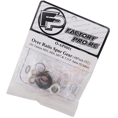 Factory Pro RC 48P 33T Over Ratio Spur Gear Set For Tamiya M Series T.O.P. FD Mini (O-AP0001)