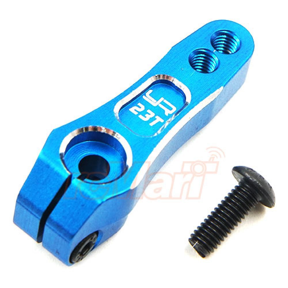 Yeah Racing 23T 7075 Aluminum Servo Arm Horn For Sanwa Ko-Propo Spektrum - Blue (YA-0584BU)