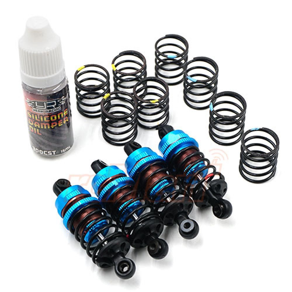 Yeah Racing QUTUS Challenger 55mm Damper Set Blue (DBB-2055BU)