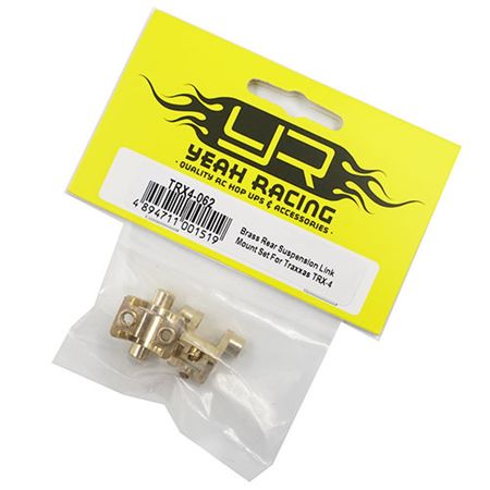 Yeah Racing Brass Rear Suspension Link Mount Set Fits TRX-4 TRX-6 (TRX4-062)