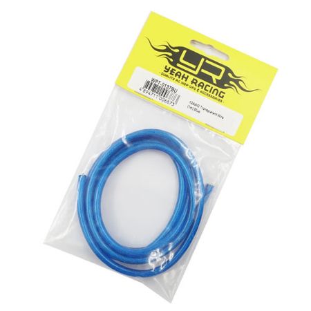Yeah Racing 12AWG Transparent Wire 1m Blue (WPT-0137BU)