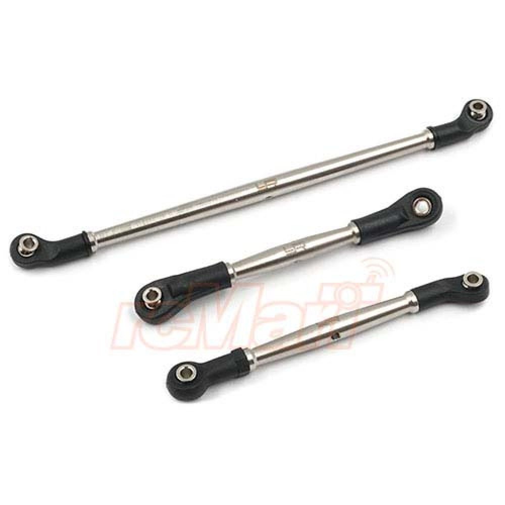 Yeah Racing Stainless Steel Steering &amp; Suspension Link Set TRX-4, TRX-6 (TRX4-070)