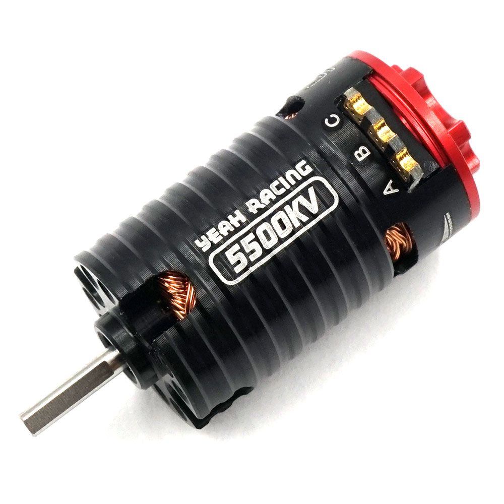 yeah Racing Aluminum 5500KV Sensorless Brushless Motor For 1:28 &amp; 1:24 Mini Car (MT-0041)