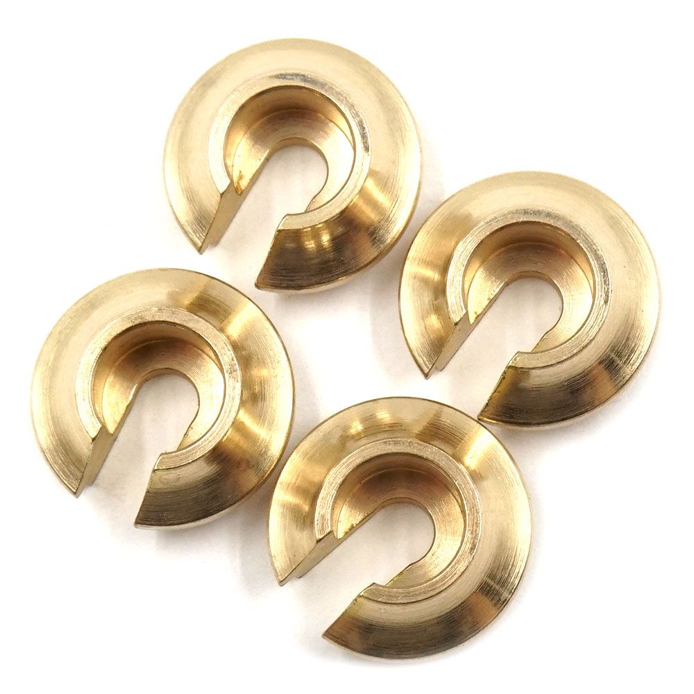 yeah Racing Brass Spring Retainer V2 4pcs TRX-4 TRX-6 (TRX4-085)