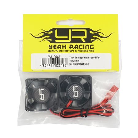 Yeah Racing Dual Tornado High Speed Fan 30x30mm (YA-0641)