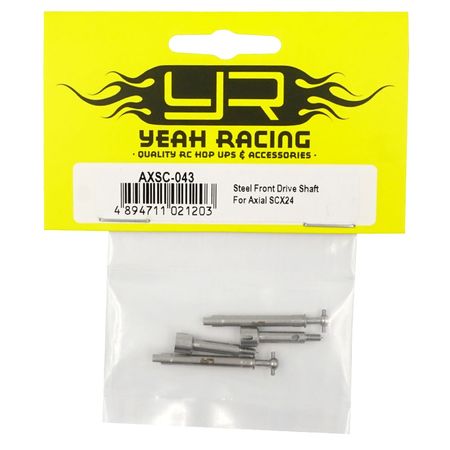 Yeah Racing Stainless Steel Front Drive Shaft SCX24 Deadbolt (AXSC-043)