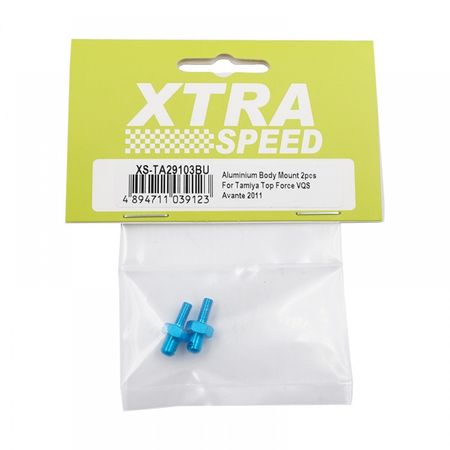 Xtra Speed Aluminium Body Mount 2pcs Tamiya Top Force/ VQS/Avante 2011 (XS-TA29103BU)