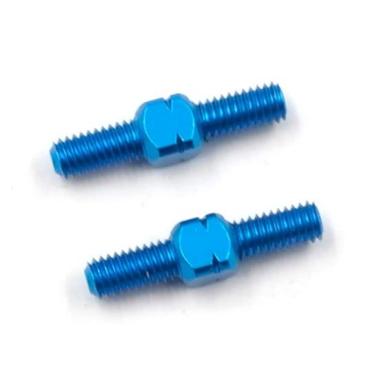 Slidelogy Aluminum Turnbuckle M3 x 20mm 2pcs - Blue (SDY-0278B)