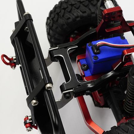 Yeah Racing Aluminium Bumper Mount 2pcs (F&amp;R) Traxxas TRX-4M (TR4M-016BK)