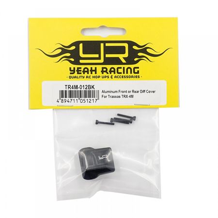 Yeah Racing Aluminium Front or Rear Diff Cover TRX-4M (TR4M-012BK)