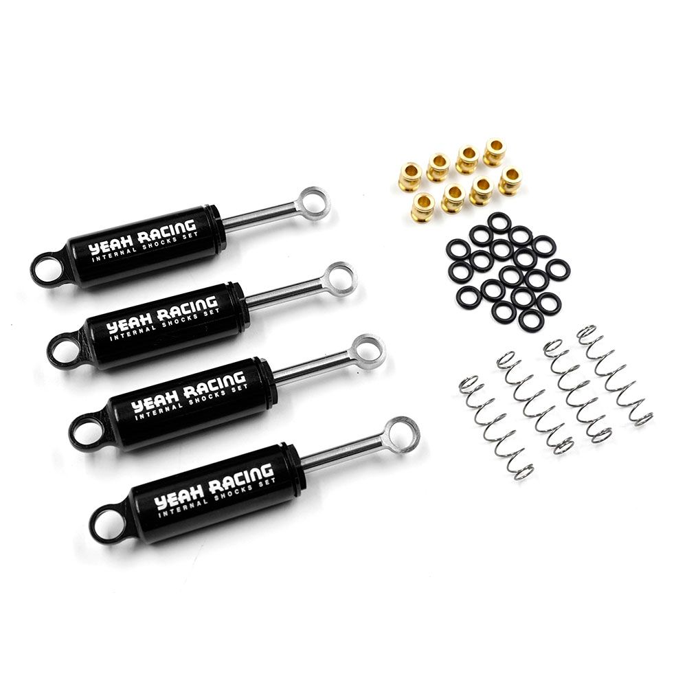 Yeah Racing Aluminium Internal Shocks Set Traxxas TRX-4M  (TR4M-025BK)