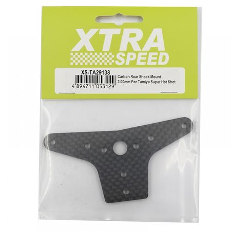 Xtra Speed Carbon Graphite Rear Shock Mount For Tamiya Super HotShot (XS-TA29138)