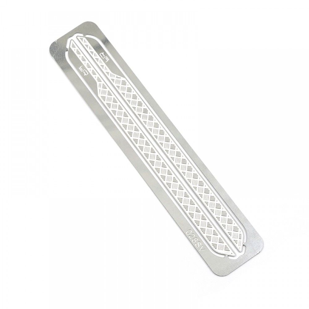 Yeah Racing Stainless Steel Rock Rails Diamond Plate TRX-4M Defender/Bronco (TR4M-028SV)