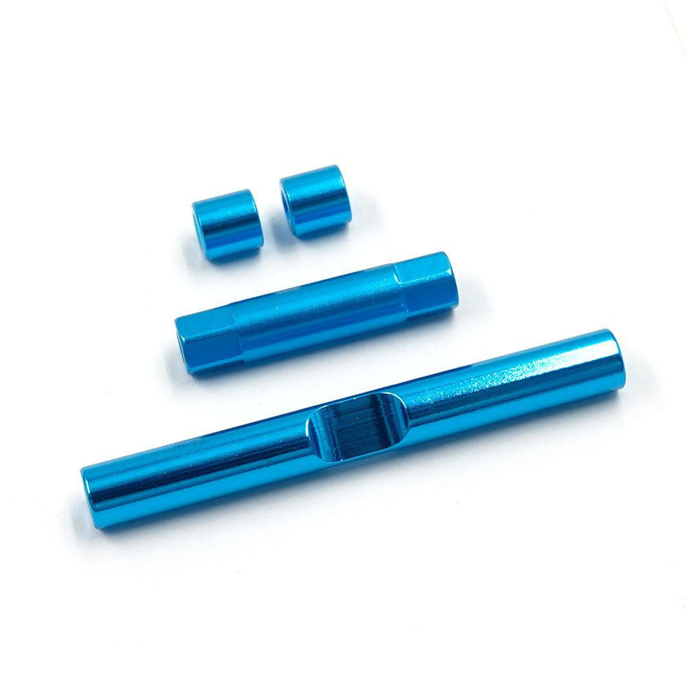 Yeah Racing Aluminum Damper Brace (F &amp; R) For Tamiya BBX (BB-01) (TABB-011BU)