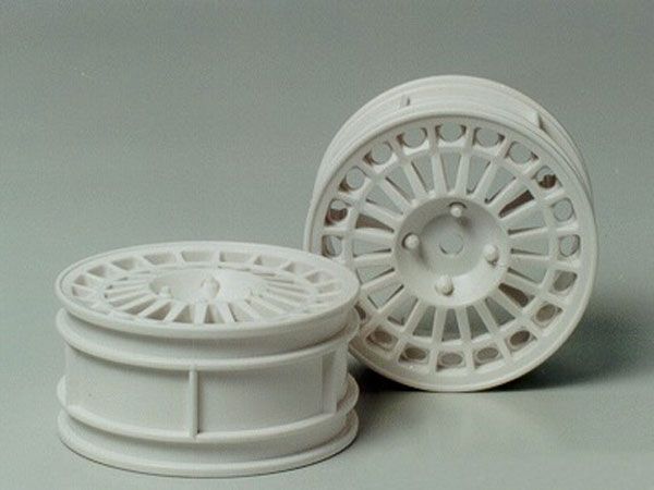 Tamiya Lancia Delta Integrale Wheels (White, 2pcs) ( THC 0445250)