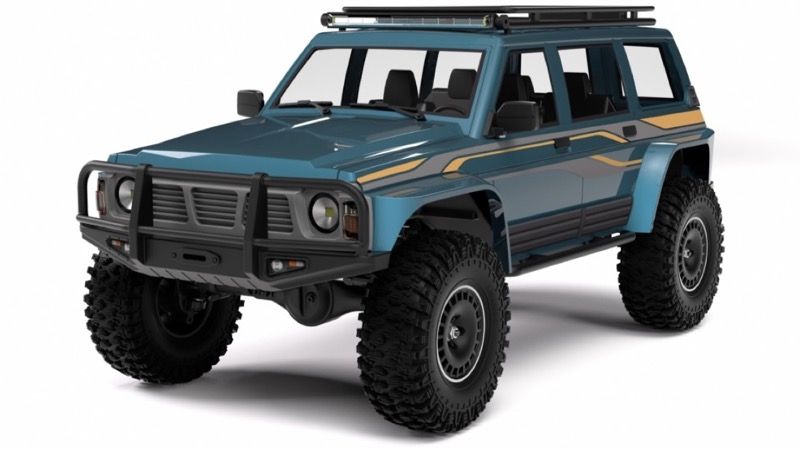 Absima 1:10 EP Crawler CR4.4 &quot;PATROL&quot;Light Blue&quot; RTR ( AB 12040)
