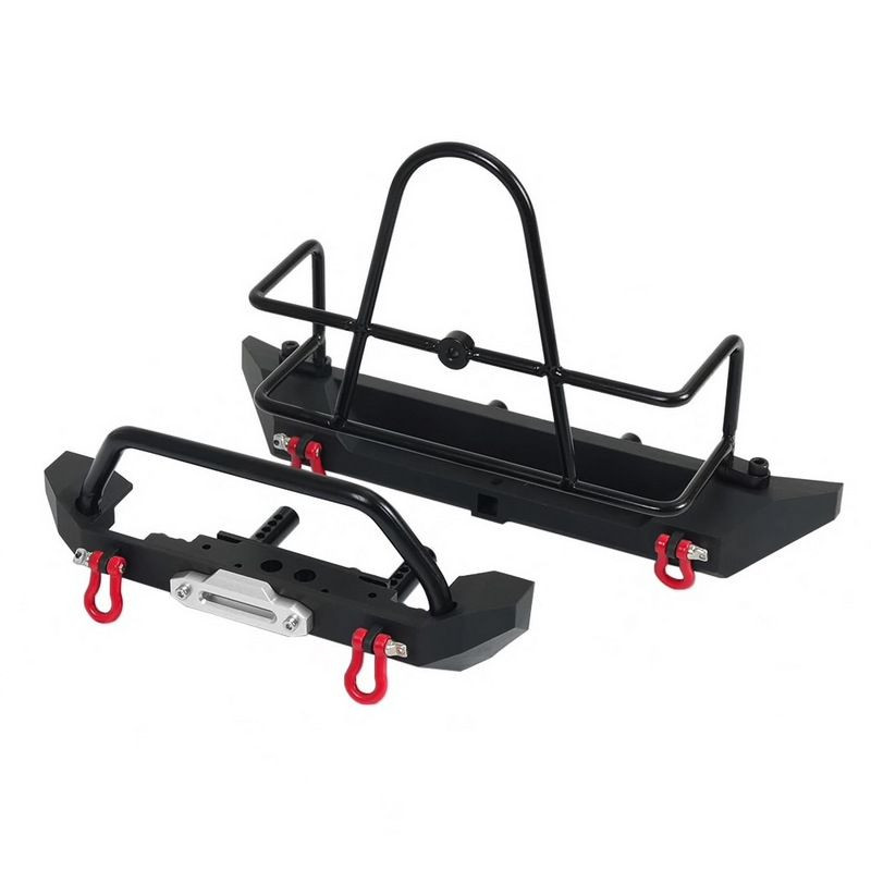 Absima 1:10 Metal Bumper F/R With Tire Rack  ( AB 2320121)