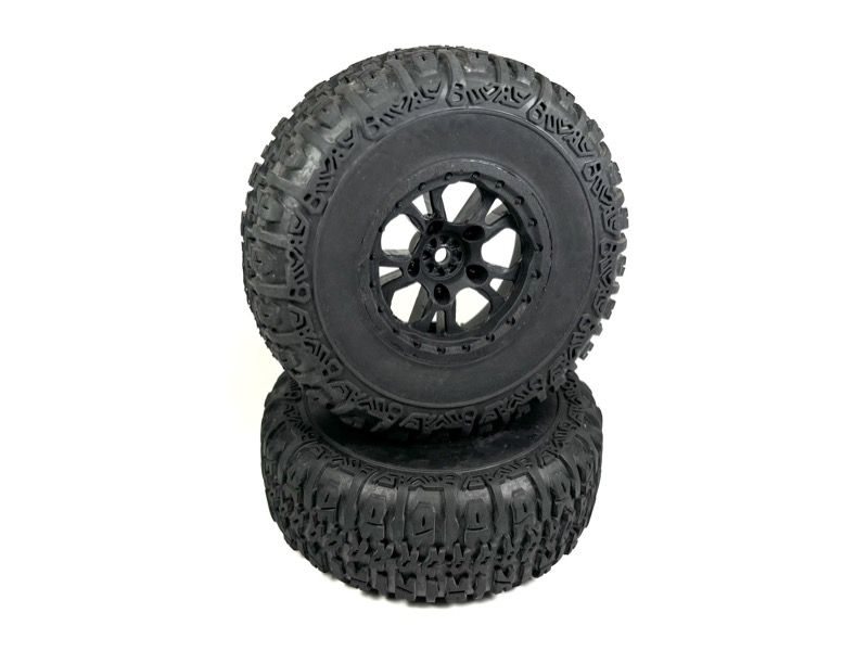 Absima 1:10 Universal Offroad Wheel Set Black (2) 12mm Hex ( AB 2500029)