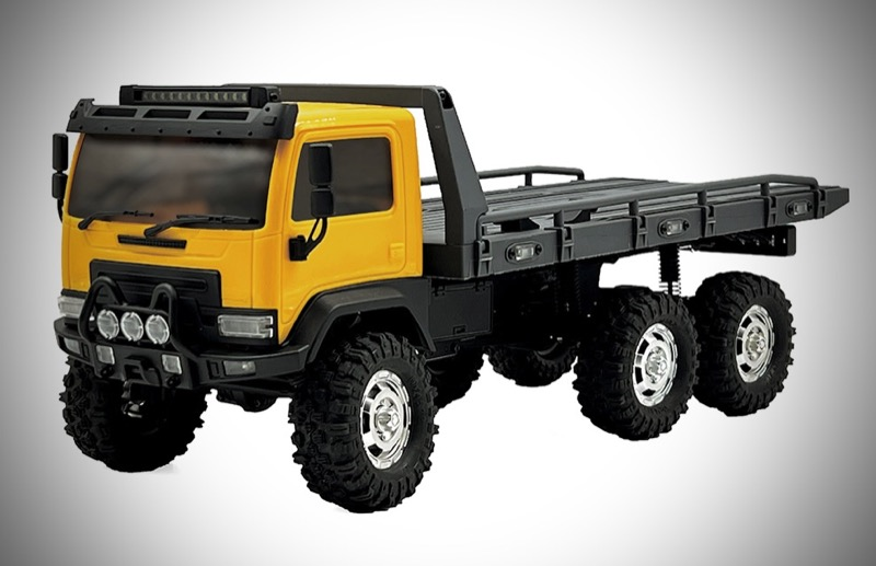 Hobby Plus 1:18 CR-18P &quot;Tow Truck ARKTOS 6x6&quot; Yellow RTR ( AB 1810430)