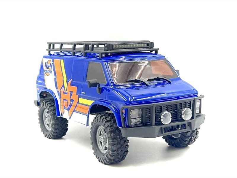 Hobby Plus 1:18 Crawler CR18P EVO-V2 &quot;Rock Van&quot; Blue RTR (HBP1810503-BL)