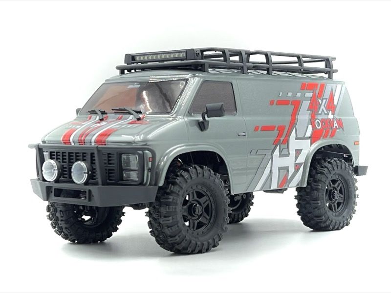 Hobby Plus 1:18 Crawler CR18P EVO-V2 &quot;Rock Van&quot; Grey RTR (HBP1810503-GY)