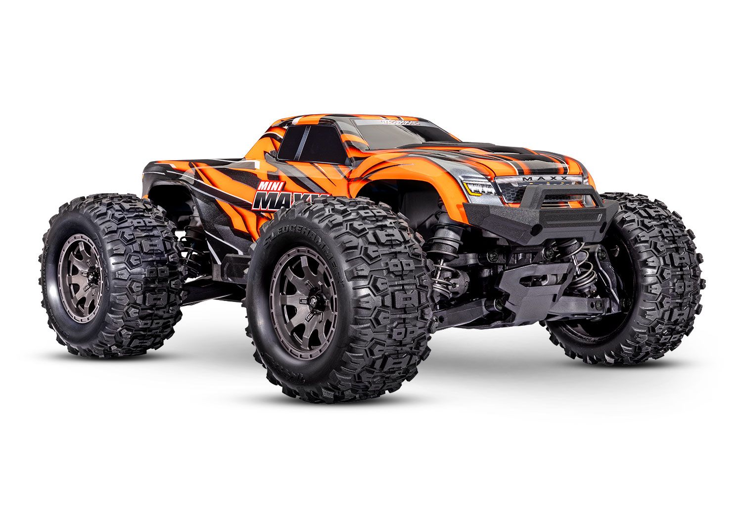 Traxxas Mini Maxx BL-2S - RTR - Orange (TRX107154-1-ORNG)