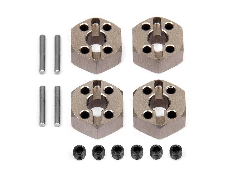 HPI Aluminium Locking Hex Wheel Hub 12mm - 4pcs (HP108020)