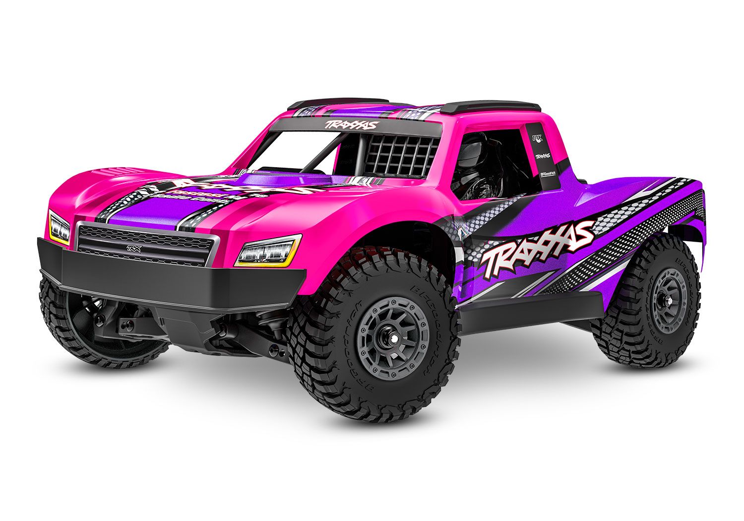 Traxxas Mini Slash BL-2S 4X4 RTR Short Course Truck - Pink (TRX108164-1-PINK)