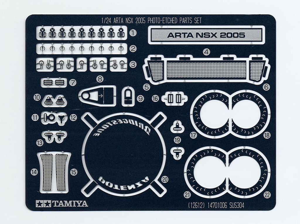 1/24 Tamiya ARTA NSX Photo etch Parts ( THC 12612)