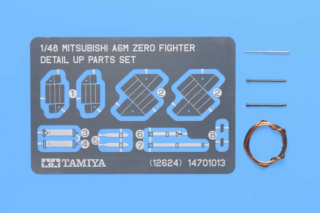 1/48 Tamiya A6M Zero Detail Up Parts Set ( THC 12624)