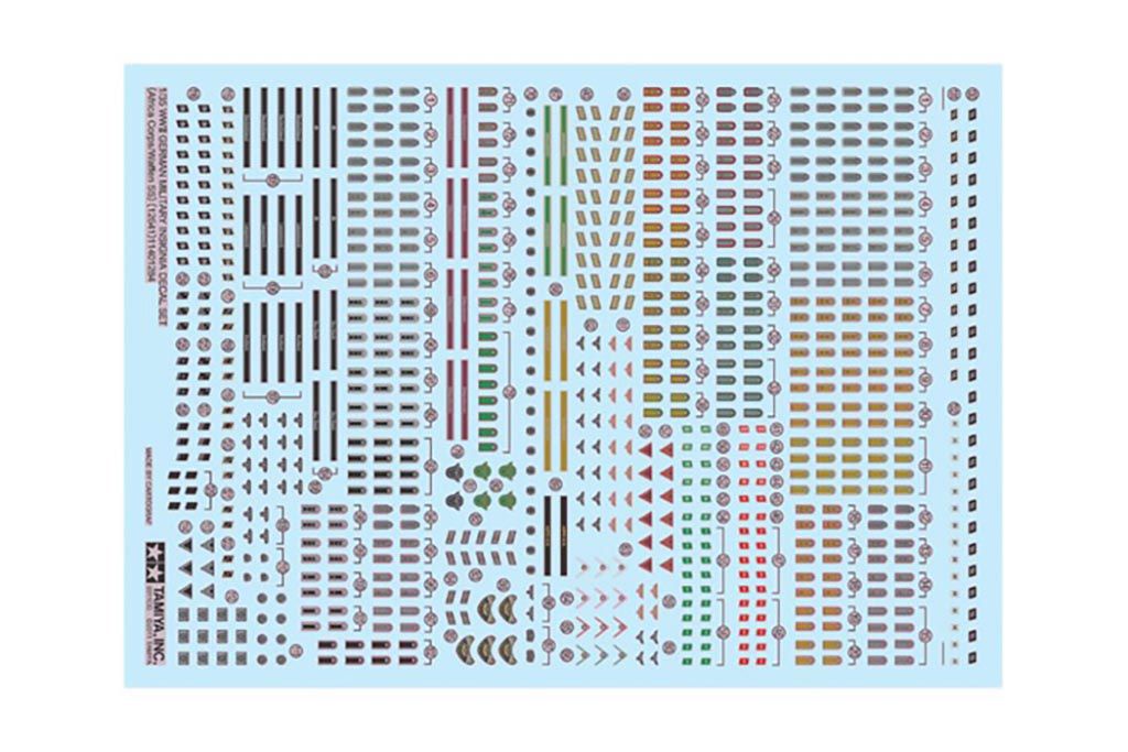 1/35 Tamiya WWII German Insignia Decal Set II ( THC 12641)
